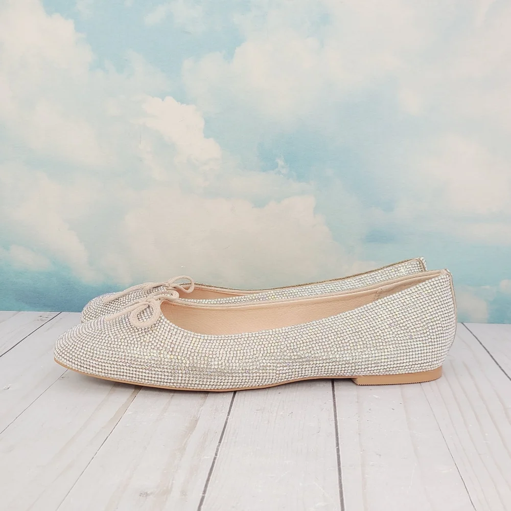 Matisse Roxy Rhinestone Ballet Flats 9.5 - Picture 4 of 9
